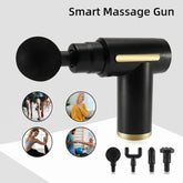4 In 1 Massage Gun | Deep Tissue Percussion Massager With 4 Attachments | Handheld Electric Body Relaxation Therapy For Pain Relief & Recovery