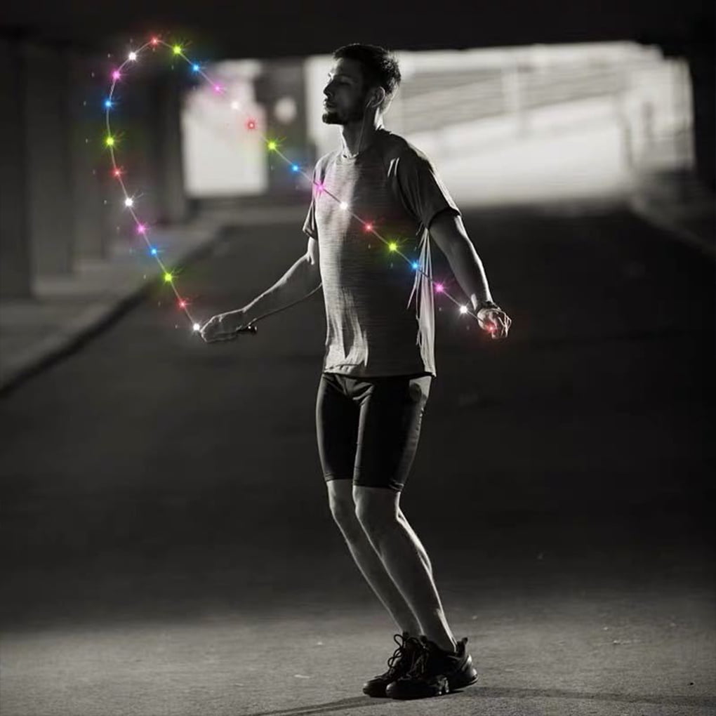 Lighting Jump Skipping Rope – LED Fitness Rope for Kids & Adults, Indoor/Outdoor Training