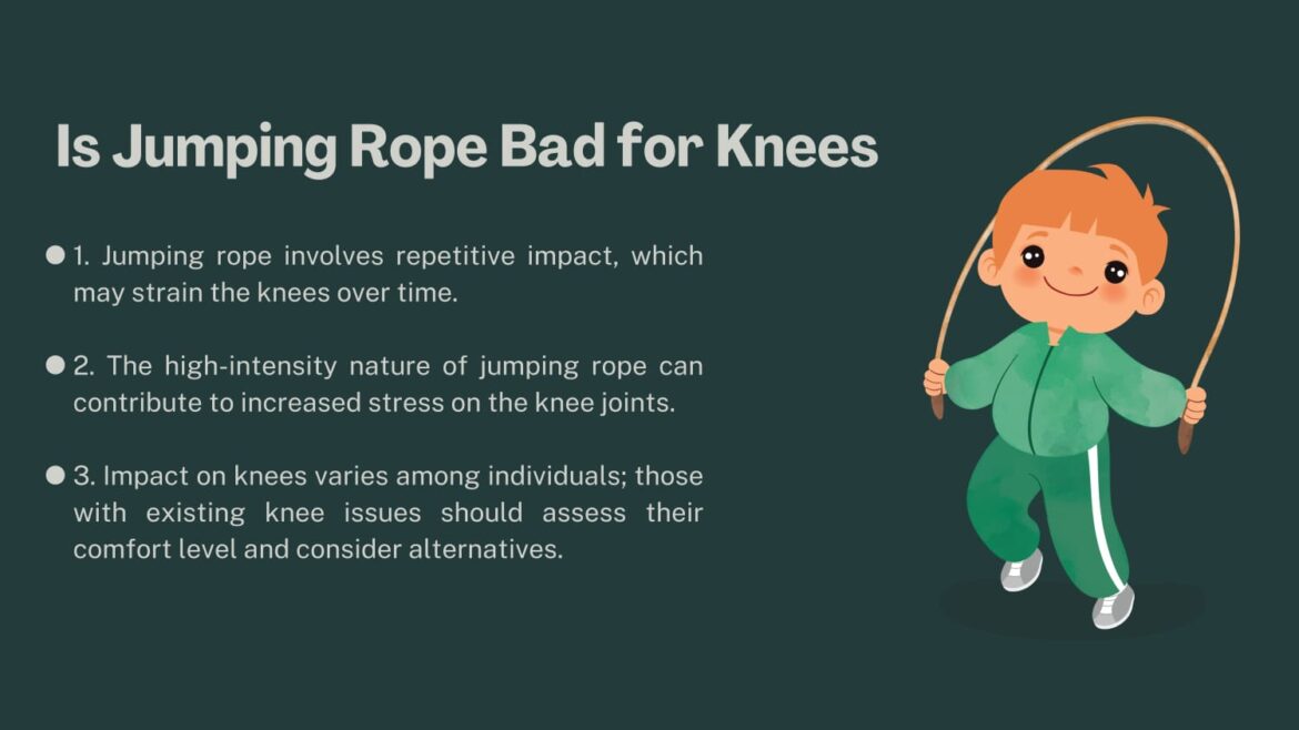 is jumping rope bad for knees
