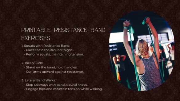 printable resistance band exercises